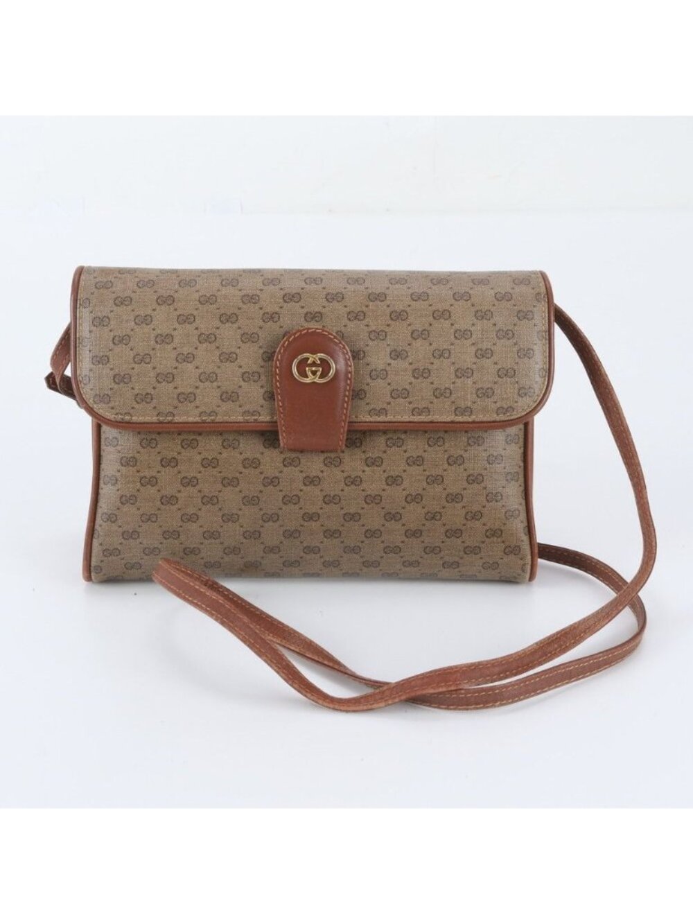 Gucci Micro GG 04 Leather Shoulder Bag